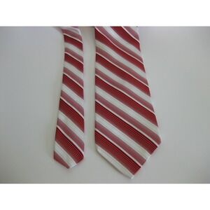 NECK TIE  CITY OF LONDON Men's TIE‎ Red and White Stripes